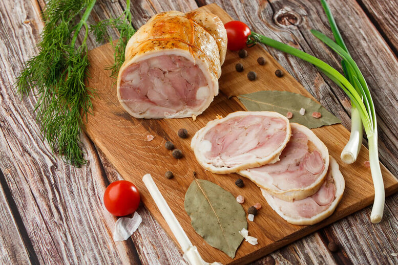 Baleron białoruski – przepis z kurczaka