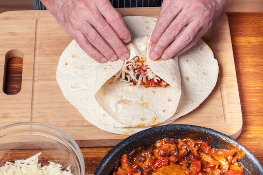Burrito z polędwiczką wieprzową - Krok 6