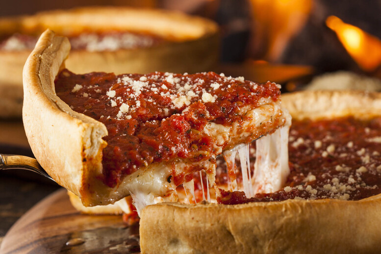 Chicago pizza (deep dish) – przepis