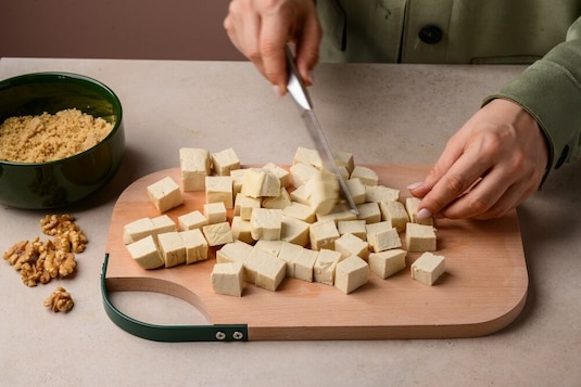 Tofu nuggets z orzechami - Krok 1
