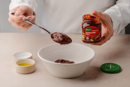 Żeberka z owocową salsą - Krok 1