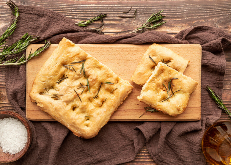 Focaccia z rozmarynem – przepis