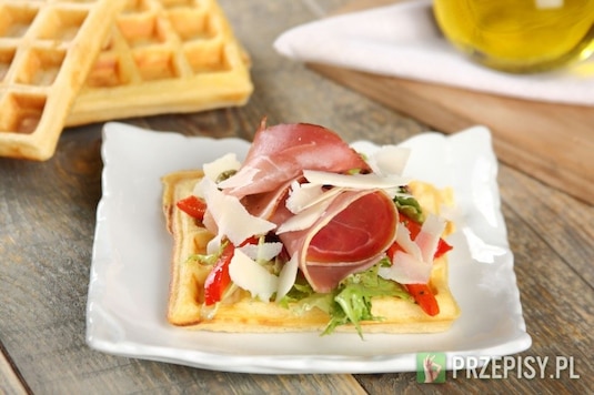 Gofry po włosku dla dzieci i dorosłych.