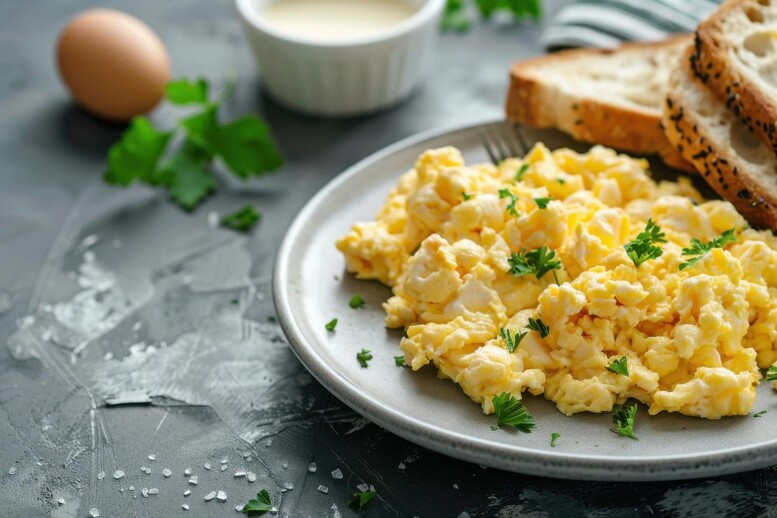 Jajecznica z mlekiem – przepis