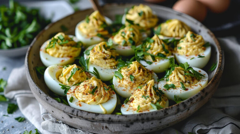 Jajka faszerowane rzodkiewką – przepis