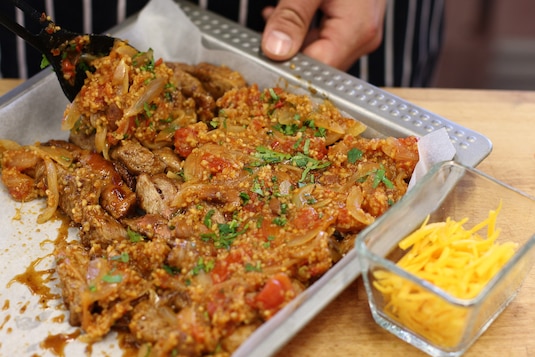 Karkówka zapiekana z kaszotto po meksykańsku - Krok 4