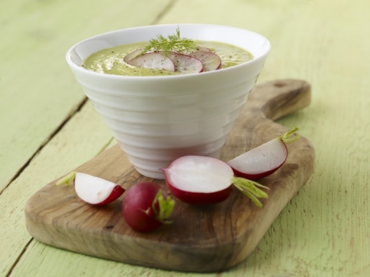 Chłodnik francuski z ziemniaków i pora