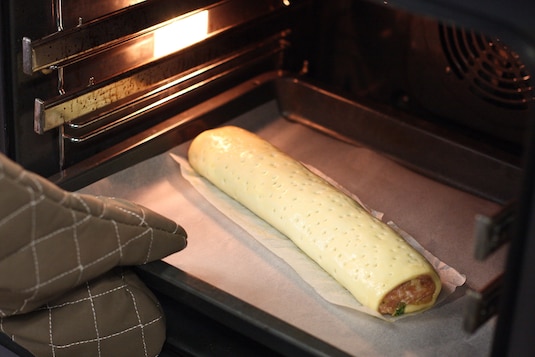 Kotlety mielone wellington z warzywami - Krok 4