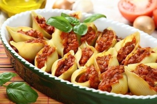 Makaron z mięsem mielonym