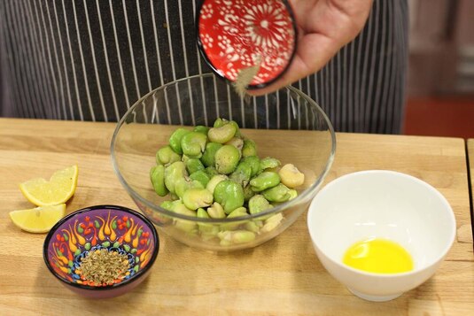 Pasta z bobu - Krok 1
