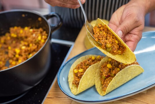 Pikantne Tacos z kaszottem Meksykańskim i wołowiną - Krok 4