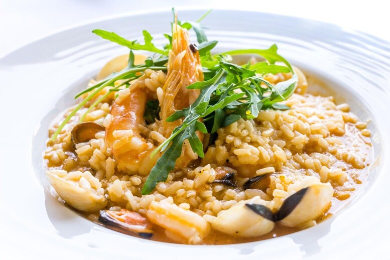 Risotto z owocami morza – przepis