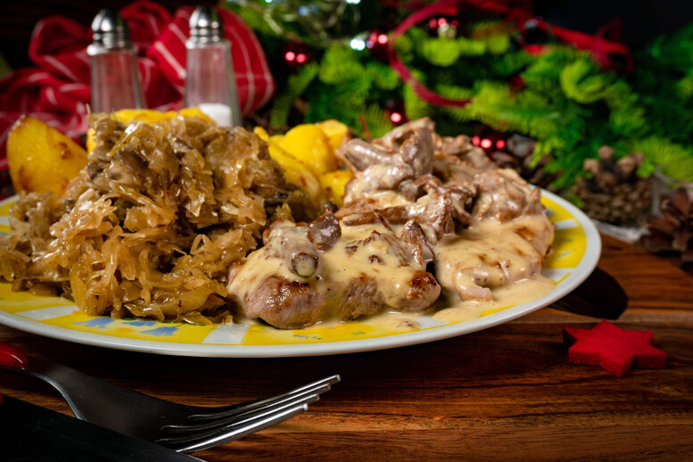 Schab w kapuście – kiszonej lub słodkiej