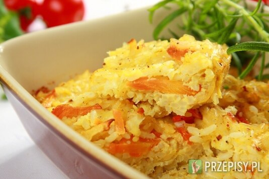 Pachnące ryżowe zapiekanki