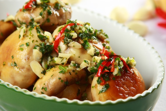 Pieczarki marynowane