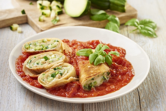 Naleśniki z cukinią i serem - VIDEO