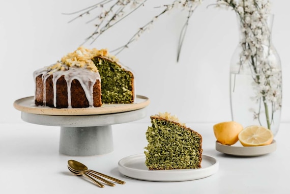 Zielone ciasto cytrynowe