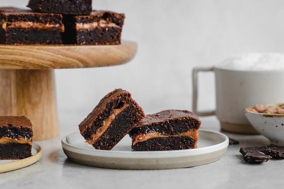 Brownie krówkowo-czekoladowe