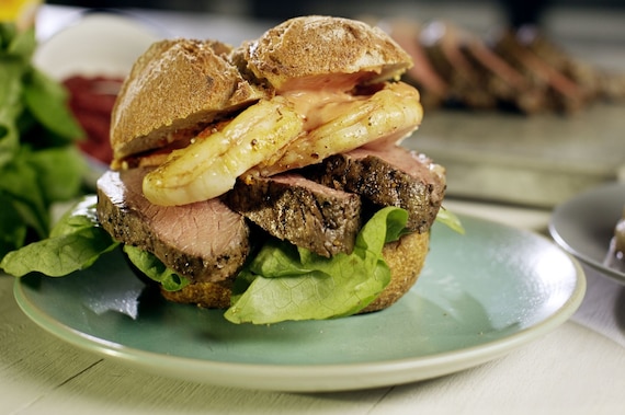 Burger Surf 'n' Turf