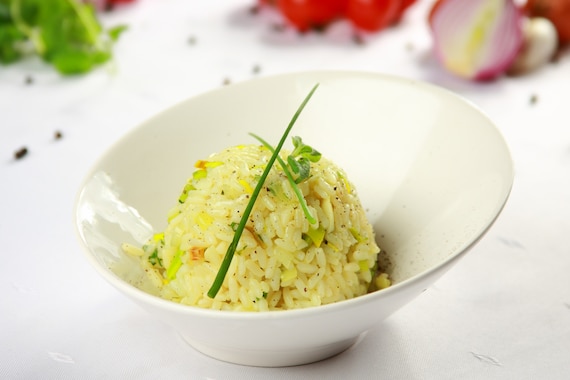 Ryżowa sałatka z porem