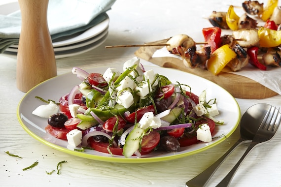 Sałatka grecka z majonezem