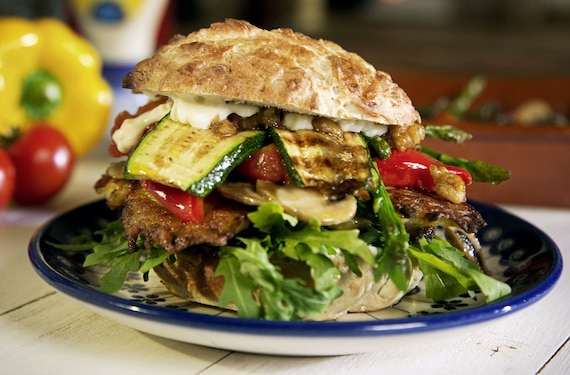 Burger warzywno-ziemniaczany