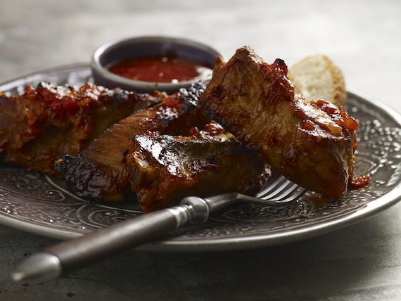 Amerykańskie żeberka BBQ