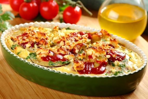 Zapiekanka z bakłażanem i fetą