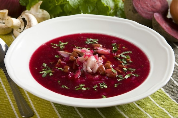 Barszcz ze śledziem