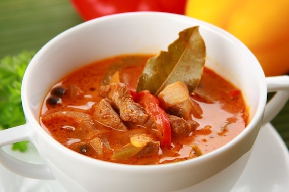 Boeuf Stroganoff z papryką