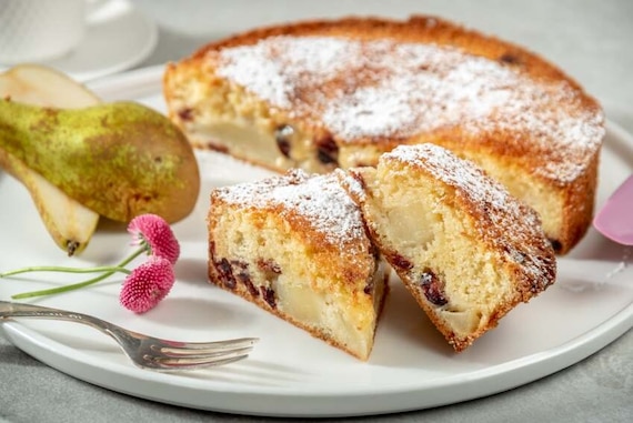 Błyskawiczne ciasto gruszkowe