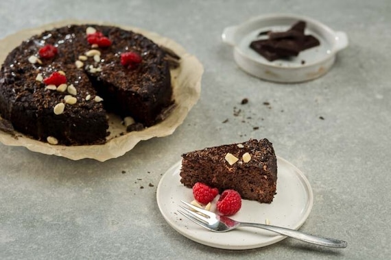 Korzenne i wegańskie ciasto czekoladowe a’la Brownie