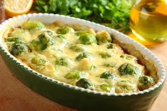 Brukselka zapiekana w sosie