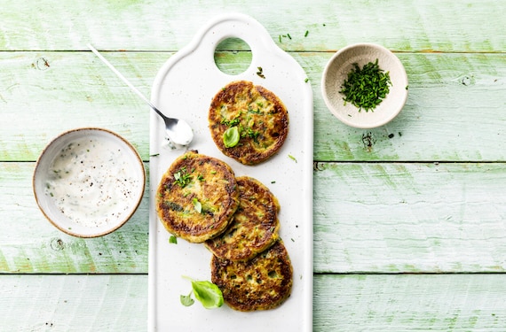 Warzywne placki z cukinią 