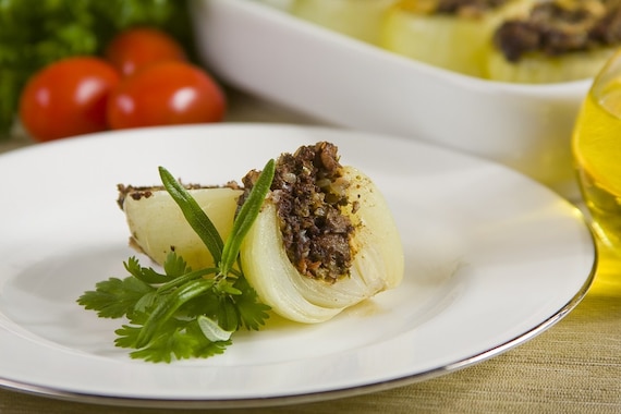 Cebulowe bomby z kaszanką