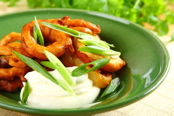 Cebulowe krążki (onion rings)