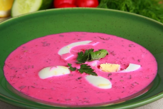 Chłodnik na botwince