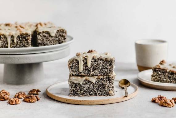 Ciasto makowe z mleczną polewą