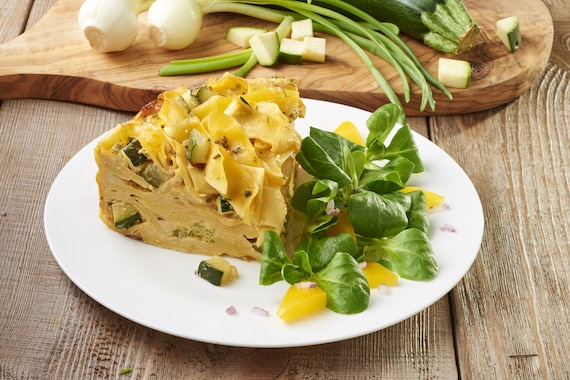 Zapiekanka z cukinią i kurczakiem