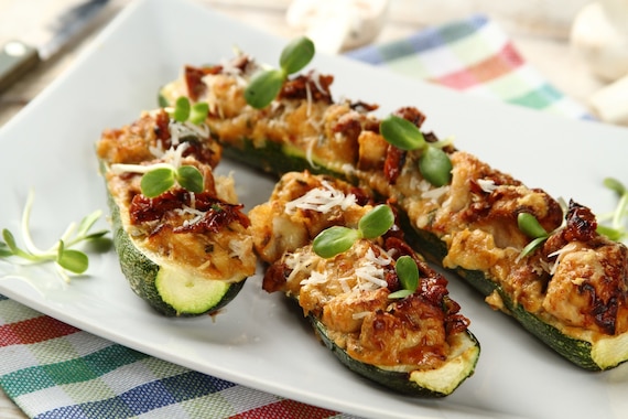 Cukinia faszerowana indykiem