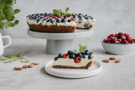 Tofurnik (sernik z tofu) - bez glutenu, bez jajek, bez laktozy, wegański