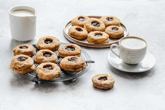 Ciasteczka marchewkowe z marmoladą