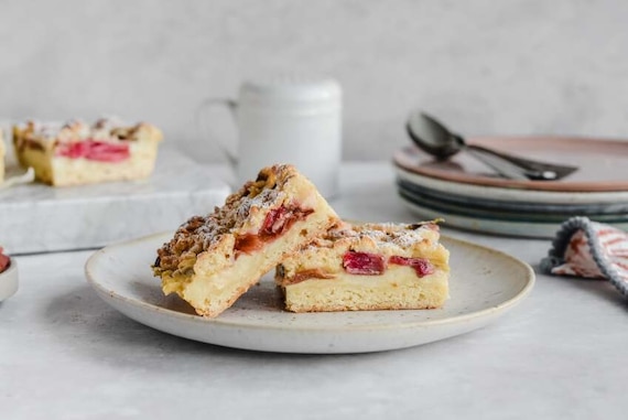 Ciasto z rabarbarem i budyniem