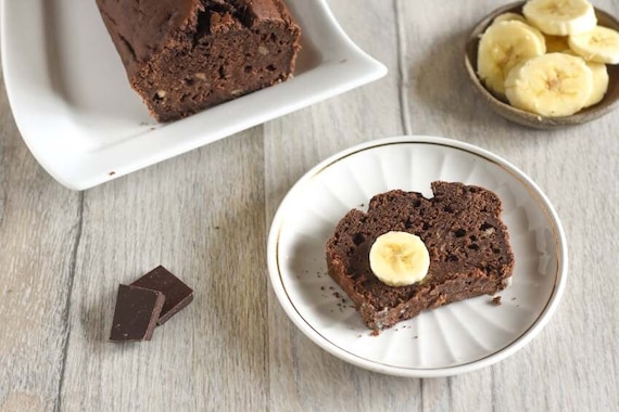 Ciasto czekoladowe z bananami