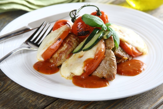 Eskalopki z serem mozzarella