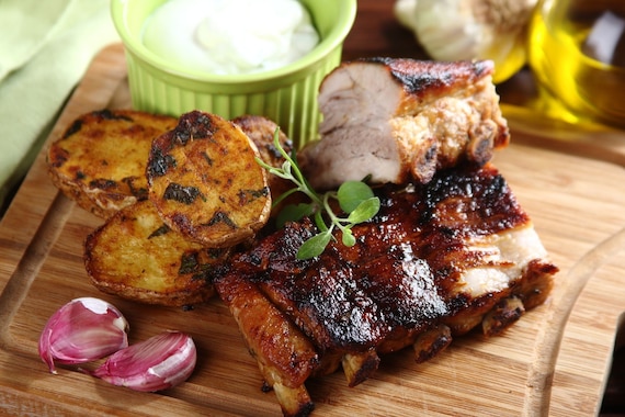 Grillowane żeberka z miodem i ostrą papryką