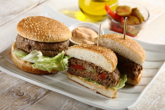 Hamburgery z niespodzianką