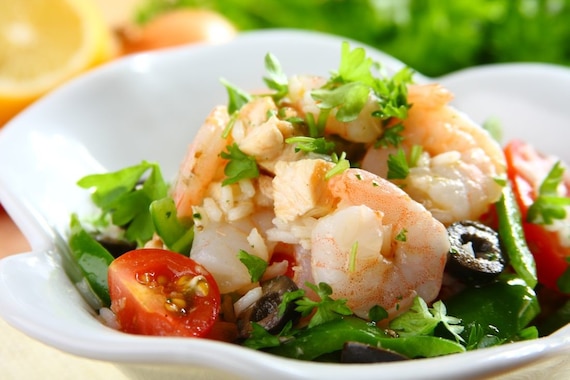 Hiszpańska sałatka ryżowa