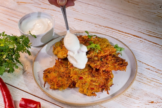 Placki z batatów - VIDEO