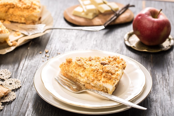 Jabłecznik z budyniową nutą